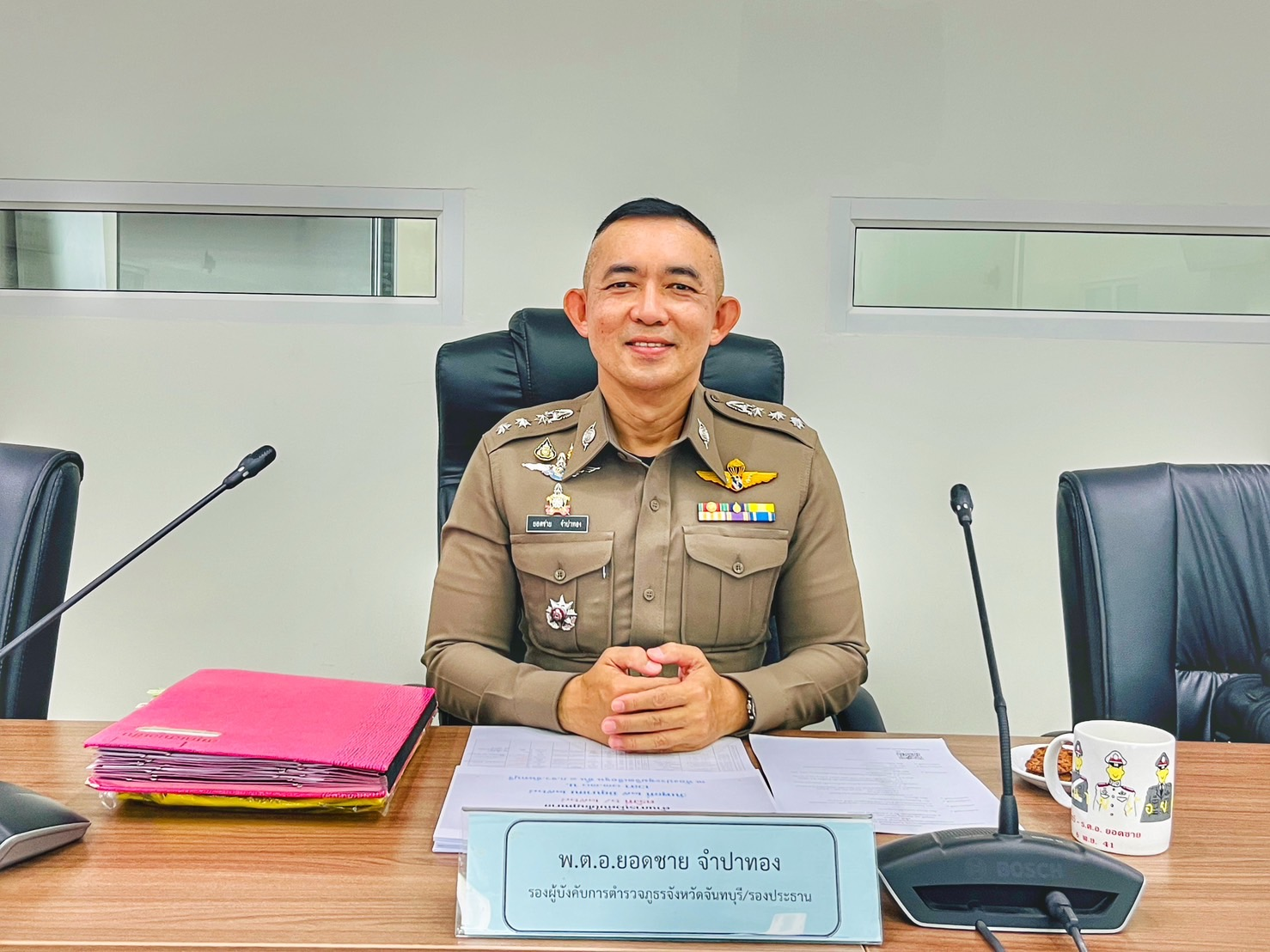 ประชุมศูนย์อำนวยการความปลอดภัยทางถนน จังหวัดจันทบุรี ครั้งที่ 6/2568