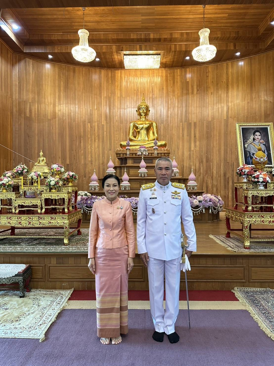 พิธีเจริญพระพุทธมนต์เฉลิมพระเกียรติ สมเด็จพระเจ้าน้องนางเธอ เจ้าฟ้าจุฬาภรณวลัยลักษณ์ อัครราชกุมารี กรมพระศรีสวางควัฒน วรขัติยราชนารี